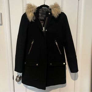 J. Crew stadium cloth coat size 00